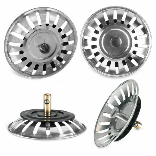 Stainless Steel Bathtub Hair Catcher Stopper Shower Drain Hole Filter Kitchen Bathroom Lavabo Waste Plug Sink Filter Straier