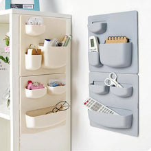 Load image into Gallery viewer, Kitchen finishing rack bathroom wall hanging storage rack home paste type punch-free wall mount LB917118