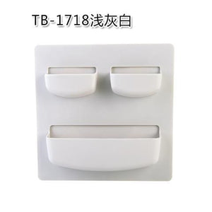 Kitchen finishing rack bathroom wall hanging storage rack home paste type punch-free wall mount LB917118