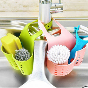 Hot Sale Portable Kitchen Hanging Drain Bag Basket Bath Storage Gadget Storage Bag Organizer Tools Sink Holder lw02281110